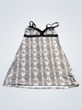 Damen Bedrucktes Slipkleid