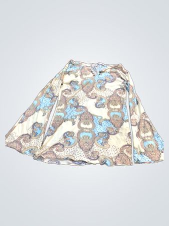 Romantik Paisley Print Glockenärmel Top