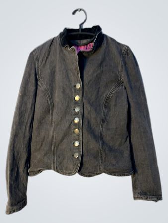 CLASSIC DENIM Damengraue Jeansjacke