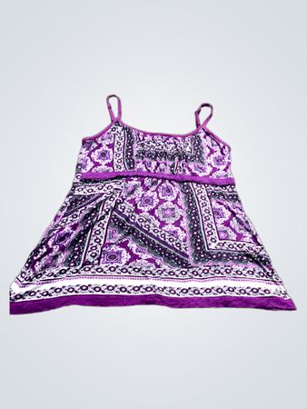 Lila gemustertes Tanktop