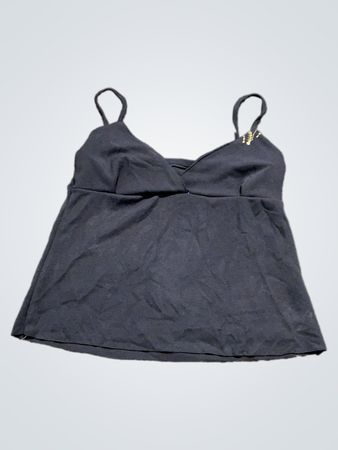Schwarzes Cami-Top