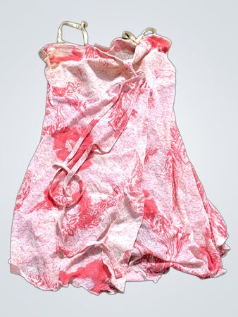 X-Mail Pink Floral Print Dress