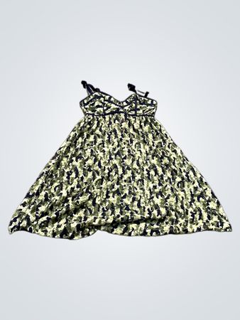 Camouflage-Print-Kleid