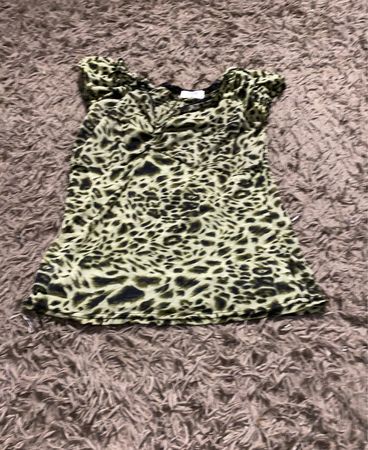 Leopardenmuster-Top