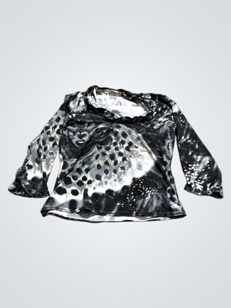 Rosa Paris Wolf Print Langarmshirt