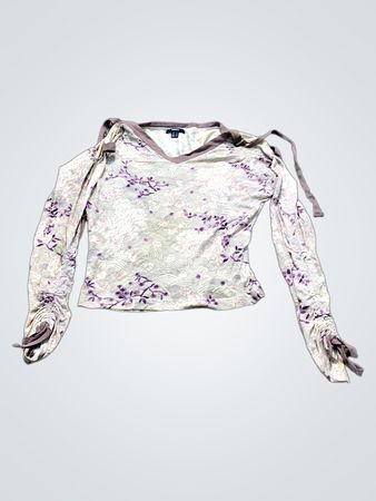 MNG Floral Langarmshirt