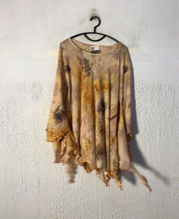 Thrifty Soul Tie-Dye Asymmetrical Hem Tunic