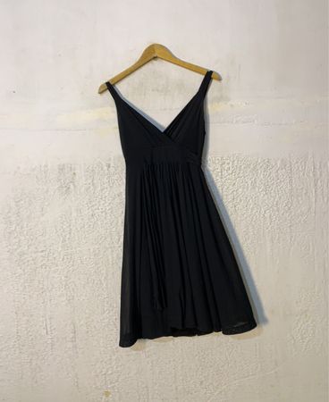 Mexx Black V-Ausschnitt Midi-Kleid