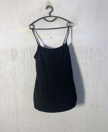 H&M Divided Schwarzes Spaghetti-Top
