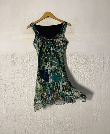 Unbranded Graphic Print Mini Dress