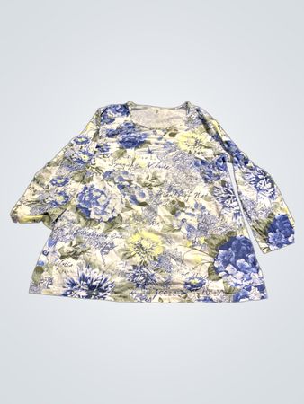 Damen Langarmoberteil mit floralem Druck
