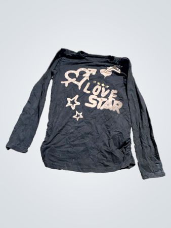 Mädchen Langarm Liebe Stern Shirt