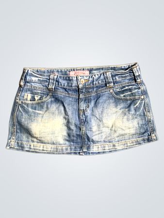 Denim-Minirock mit "65"-Applikation