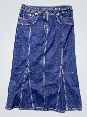 U-TILITY Damen Jeansrock Größe 14