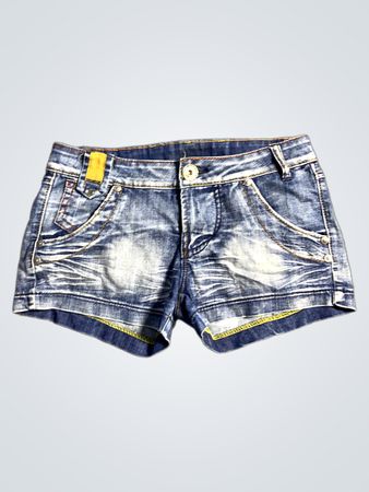 Blaue Denim-Shorts