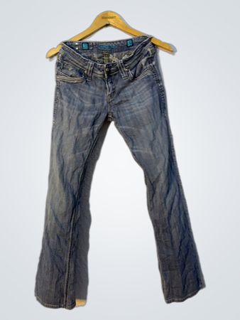 SATEAL Damen Bootcut-Jeans