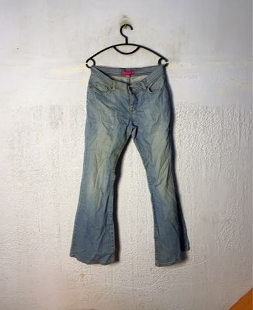 GLO Blue Bell Bottom Jeans