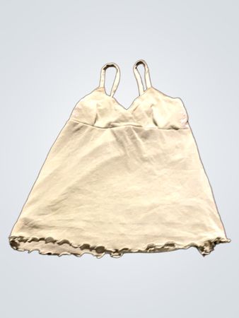 Hellgrünes Spaghetti-Top