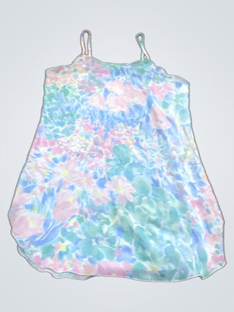 Blumendruck Slip-Kleid
