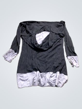 Black and Gray Tunic Top