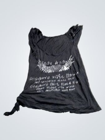Schwarzes Tanktop mit dem Text "Dream's Wife House