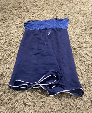 Blaues Babydoll-Lingerie