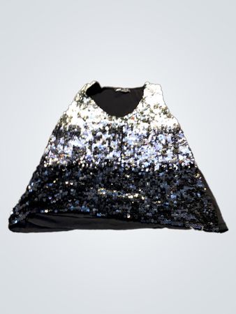 Pailletten Ombre Tank Top
