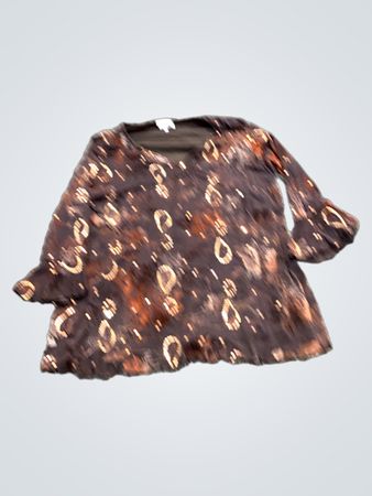Fashion+ Pailletten-verziertes Langarmoberteil