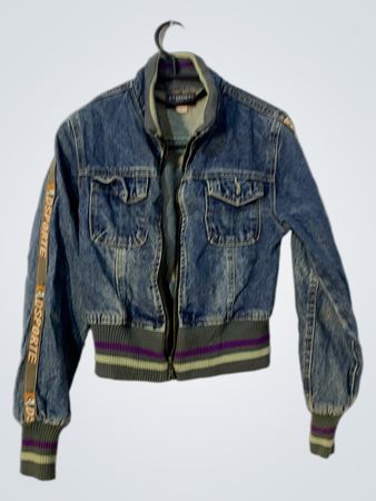 Giacca Bomber in Denim CT SPORTS