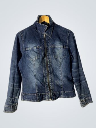 Contrast Jeans Denim Jacket