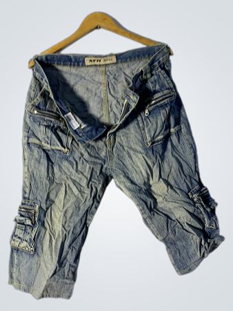 XFN Jeans Cargo Capris