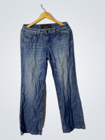 USCO Damen Blaue Denim Jeans