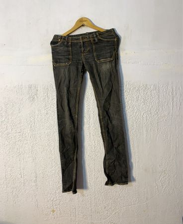 ISM MART Dunkel gewaschene Skinny Jeans