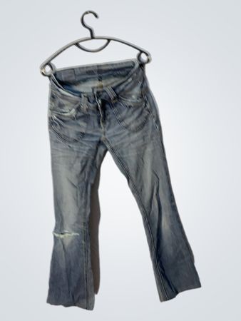 EASYDENIM Damen Flare Jeans