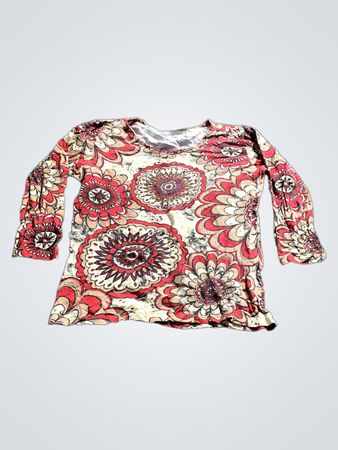 Authentic Clothing Company Floral Print Langarmshirt