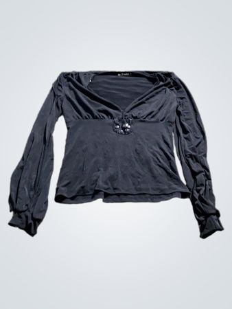 Frida Black Langarmshirt