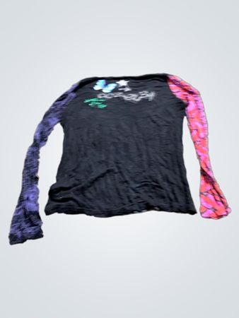 Desigual Langarmgrafikoberteil