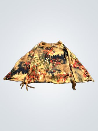 Langarmbluse mit Blumenmuster