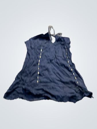 Marineblaues Haltertop