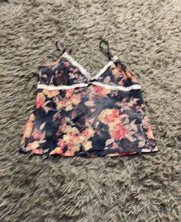 Floral Print Trägertop
