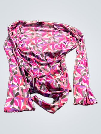 Monsoon Damen Floral Print Langarmtop