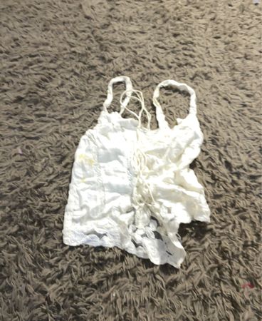 Weiße Spitzen-Camisole