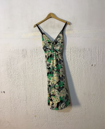 Floral Print Spaghetti Strap Dress