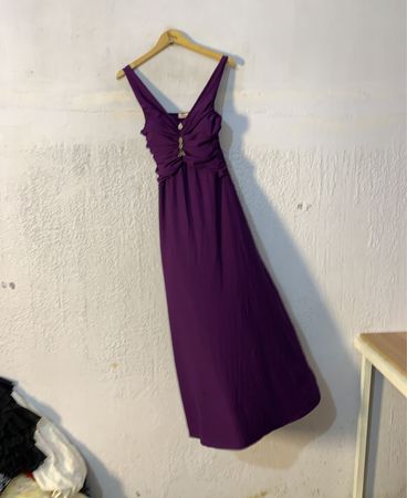 LYA FASHION Lila Maxikleid