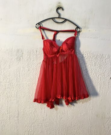 Ann Summers Rote Babydoll Unterwäsche