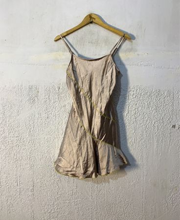 COLLUSION Satin Slip Dress