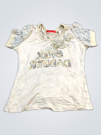 Mädchen T-Shirt mit Strassverzierungen