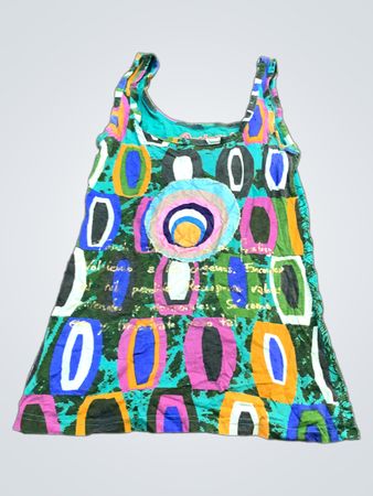 Tanktop mit abstraktem Druck