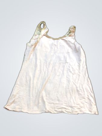 Rosa Tanktop mit Spitzenbesatz