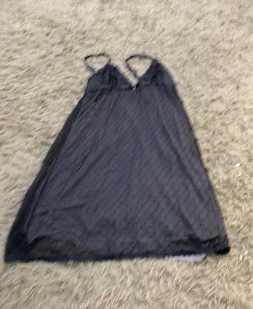 Schwarzes Babydoll-Nachtkleid